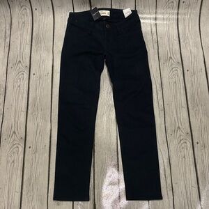 NWT Abercrombie kids size 10 girls navy blue denim stretch jeans